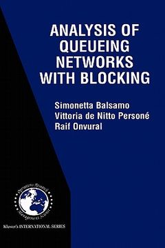 portada analysis of queueing networks with blocking (in English)
