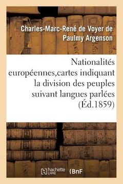 portada Nationalités Européennes, Cartes Indiquant Division Des Peuples Suivant Langues Parlées Et Religions (in French)