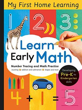 portada Learn Early Math: Developing Pre-K to Kindergarten Skills (my First Home Learning) 