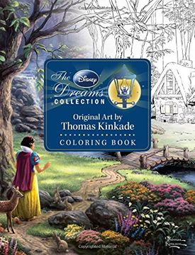 portada The Disney Dreams Collection Original art by Thomas Kinkade Coloring Book (en Inglés)