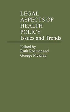 portada Legal Aspects of Health Policy: Issues and Trends (in English)