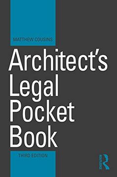 portada Architect's Legal Pocket Book (en Inglés)