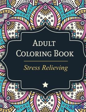portada Adult Coloring Book: Stress Relieving (en Inglés)