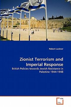 portada zionist terrorism and imperial response (en Inglés)