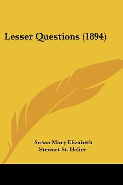 portada lesser questions (1894) (in English)
