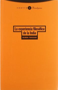 portada La experiencia filosófica de la India (in Spanish)