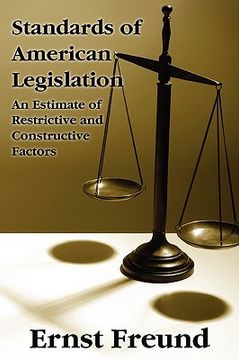 portada standards of american legislation (en Inglés)