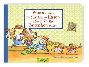 portada Wenn sieben müde kleine Hasen abends in ihr Bettchen rasen (in German)