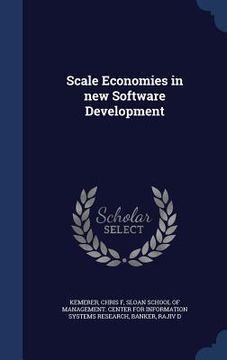 portada Scale Economies in new Software Development (en Inglés)