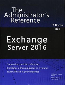 portada Exchange Server 2016: The Administrator'S Reference (in English)