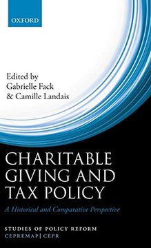 portada Charitable Giving and tax Policy: A Historical and Comparative Perspective (Studies of Policy Reform) (en Inglés)