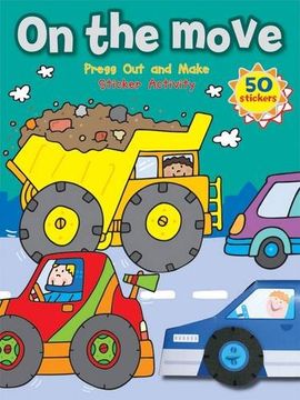 portada Cars & Trucks: On the Move (Press out & Make) (en Inglés)
