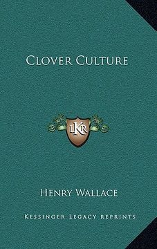 portada clover culture (en Inglés)