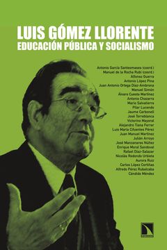 portada Luis Gómez Llorente: Educación Pública y Socialismo