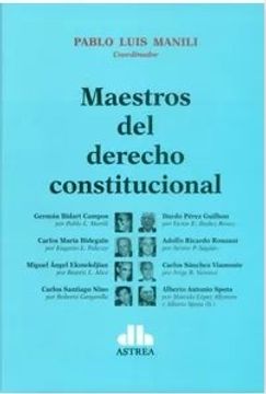 portada Maestros del Derecho Constitucional