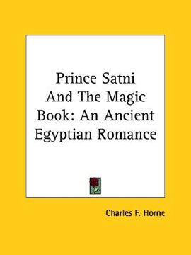 portada prince satni and the magic book: an ancient egyptian romance (in English)