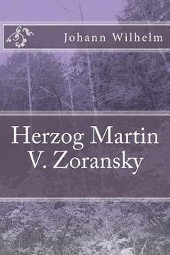 portada Herzog Martin V. Zoransky (in German)