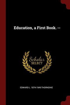 portada Education, a First Book. --