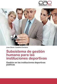 portada Subsistema de Gestion Humana Para Las Instituciones Deportivas