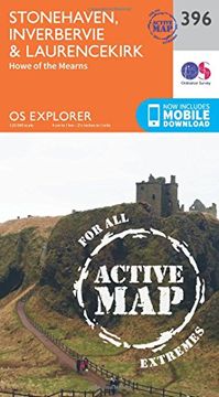 portada Stonehaven, Inverbervie and Laurencekirk 1 : 25 000 (OS Explorer Active Map)