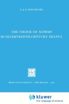 portada the order of minims in seventeenth-century france (in English)