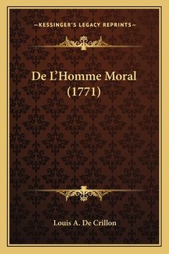 portada De L'Homme Moral (1771) (in French)