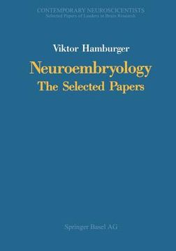 portada Neuroembryology: The Selected Papers (en Inglés)