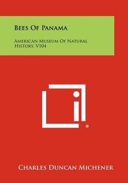 portada bees of panama: american museum of natural history, v104 (in English)