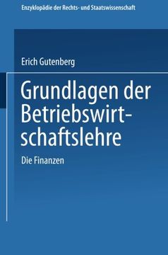 portada Grundlagen der Betriebswirtschaftslehre (Enzyklopädie der Rechts- und Staatswissenschaft) (German Edition)
