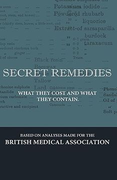 portada secret remedies - what they cost and what they contain (en Inglés)