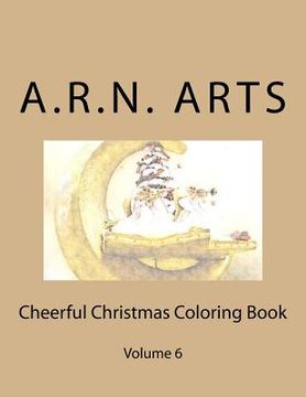 portada Cheerful Christmas Coloring Book (en Inglés)