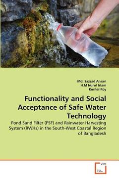 portada functionality and social acceptance of safe water technology (en Inglés)