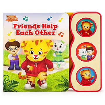 portada Daniel Tiger'S Neighborhood Friends Help Each Other Finger Puppet Sound Book for Babies and Toddlers, Ages 1-5 (en Inglés)