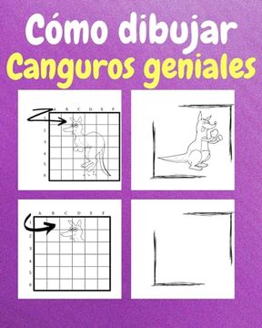 portada Cómo Dibujar Canguros Geniales: Un Libro de Actividades y Dibujos Paso a Paso Para Niños