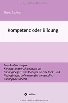 portada Kompetenz oder Bildung (German Edition)
