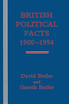 portada British Political Facts 1900–1994 (Palgrave Historical and Political Facts) (en Inglés)