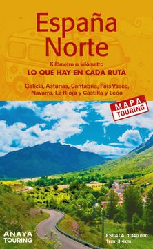 portada Mapa de carreteras España Norte 1:340.000 -  (desplegable)