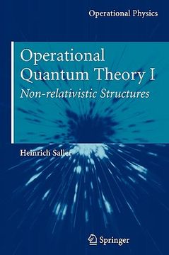 portada operational quantum theory i: nonrelativistic structures (in English)