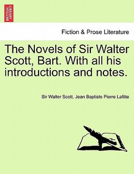portada the novels of sir walter scott, bart. with all his introductions and notes. vol. xii (en Inglés)