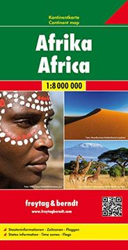 portada Africa Map, Pleated Physical/Political 1: 8 000 000