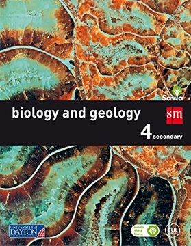 portada Biology and Geology. 4 Secondary. Savia