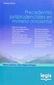 portada Precedentes Jurisprudenciales en Materia Ambiental (in Spanish)