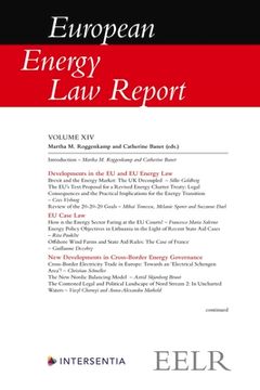 portada European Energy Law Report XIV: Volume 14 (in English)