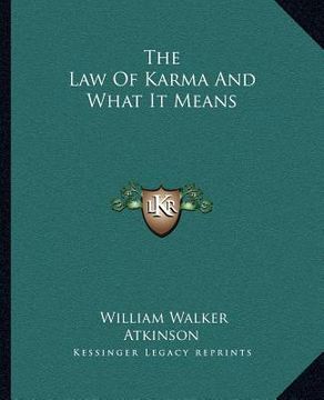 portada the law of karma and what it means (en Inglés)