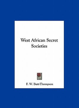 portada west african secret societies (in English)