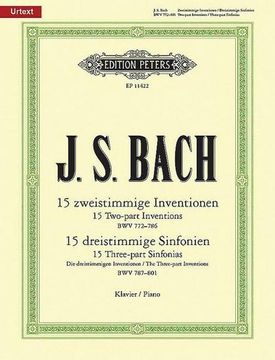 portada Inventions and Sinfonias Bwv 772-801 for Piano: Sheet