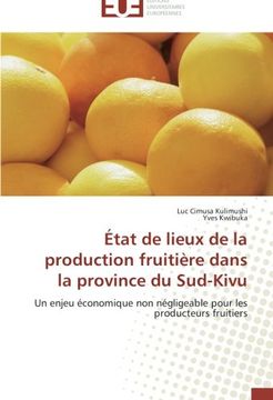 portada Etat de Lieux de La Production Fruitiere Dans La Province Du Sud-Kivu