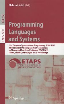 portada programming languages and systems (en Inglés)
