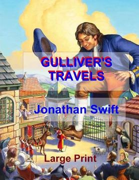 portada Gulliver's Travels: Low Tide Press Large Print Edition (en Inglés)
