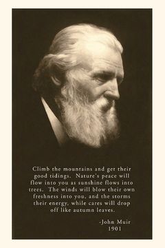 portada Vintage Journal John Muir Photo with Quote (in English)